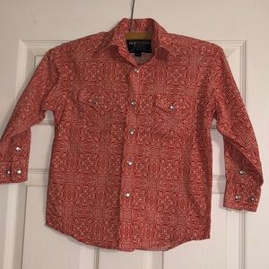 Boys Panhandle Rough Stock button-up